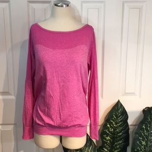 NIKE hot pink long sleeve running shirt size large